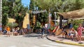 Entrance to the Hippy market. Ibiza Island. Spain Royalty Free Stock Photo